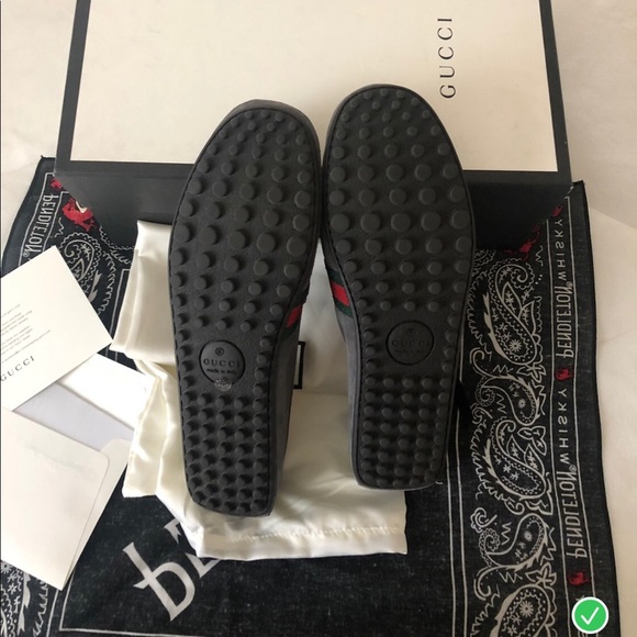 Gray Gucci Loafers size 10 European size 11 US - Picture 3 of 4